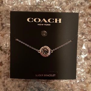 Coach Silver Slider Bracelet NEW